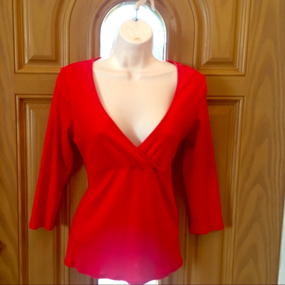 Sexy VS top 100% cotton 3/4 sleeve